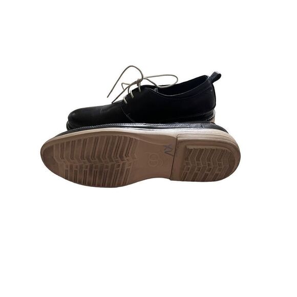 Gravity Defyer Mens Black Oxford Lace Up Leather Round Toe Casual Shoes Size 9.5 - Picture 5 of 11